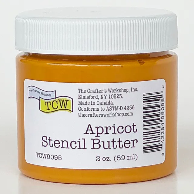 The Crafters Workshop Stencil Butter strukturpasta aprikos 2 oz
