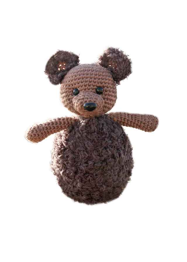 Go Handmade Tumle Coco hekleoppskrift 14 cm bamse