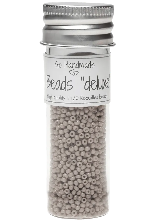 Go Handmade Glass Beads Beige glassperler 30 g små