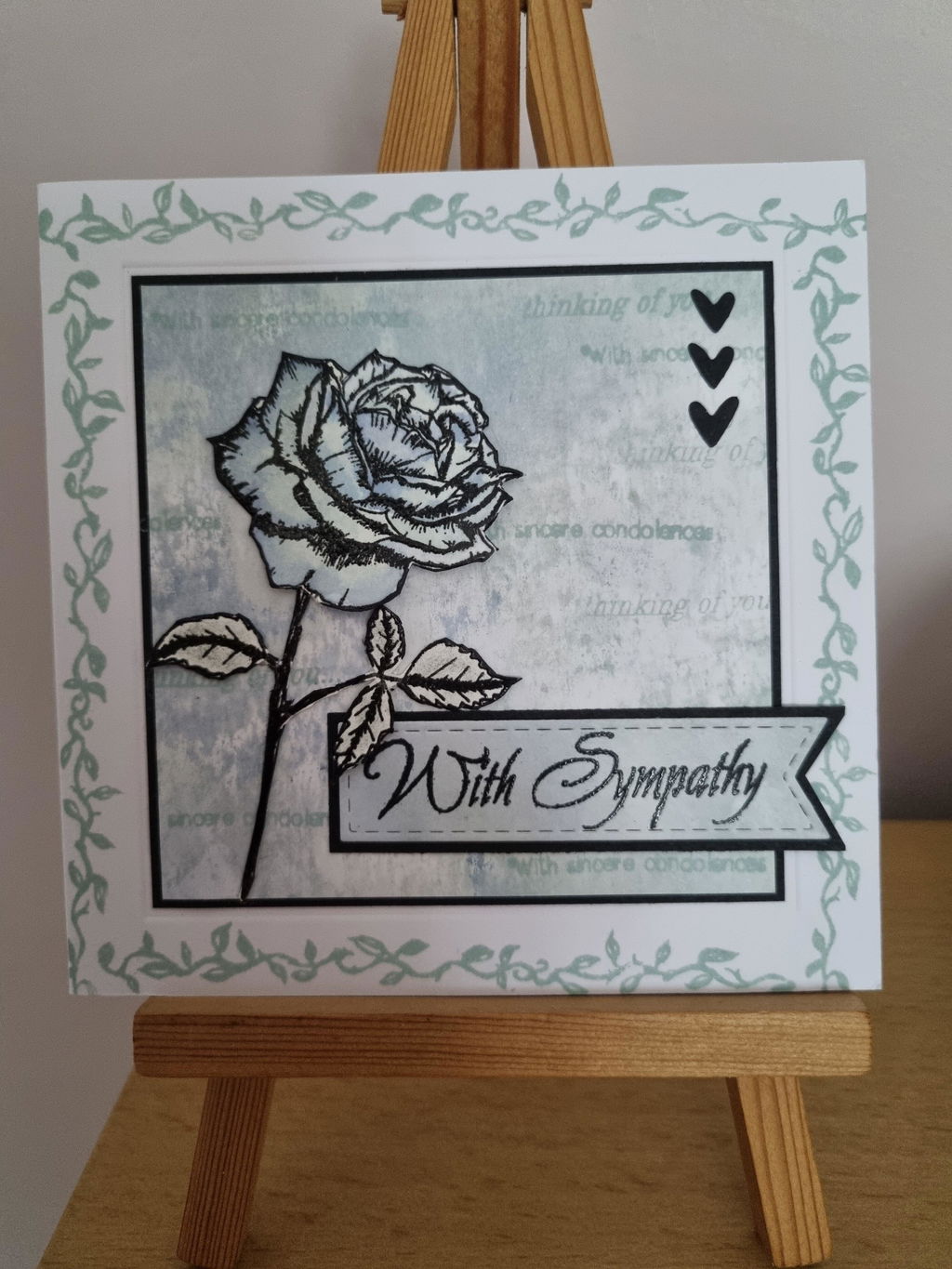 Tracy Evans Design TE053 Flora and Fauna stempel A5 rose