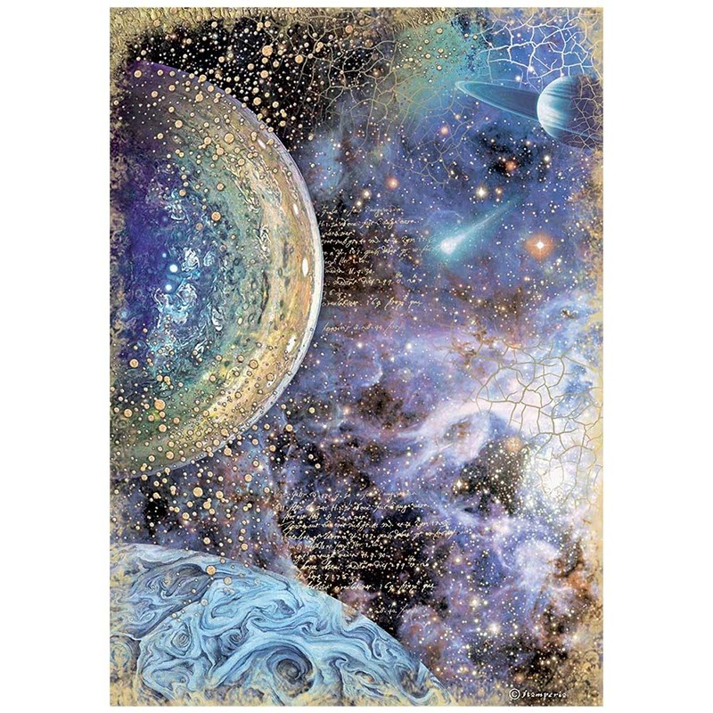 Jane Davenport Celestial rispapir decopage og journal