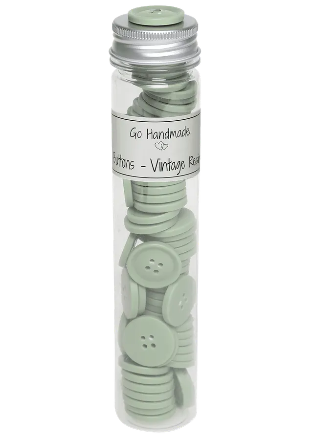 Go Handmade Vintage Resin 25 mm knapper 60 stk harpiks