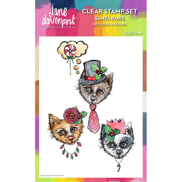 Jane Davenport Santa Paws julestempler Mix n Match