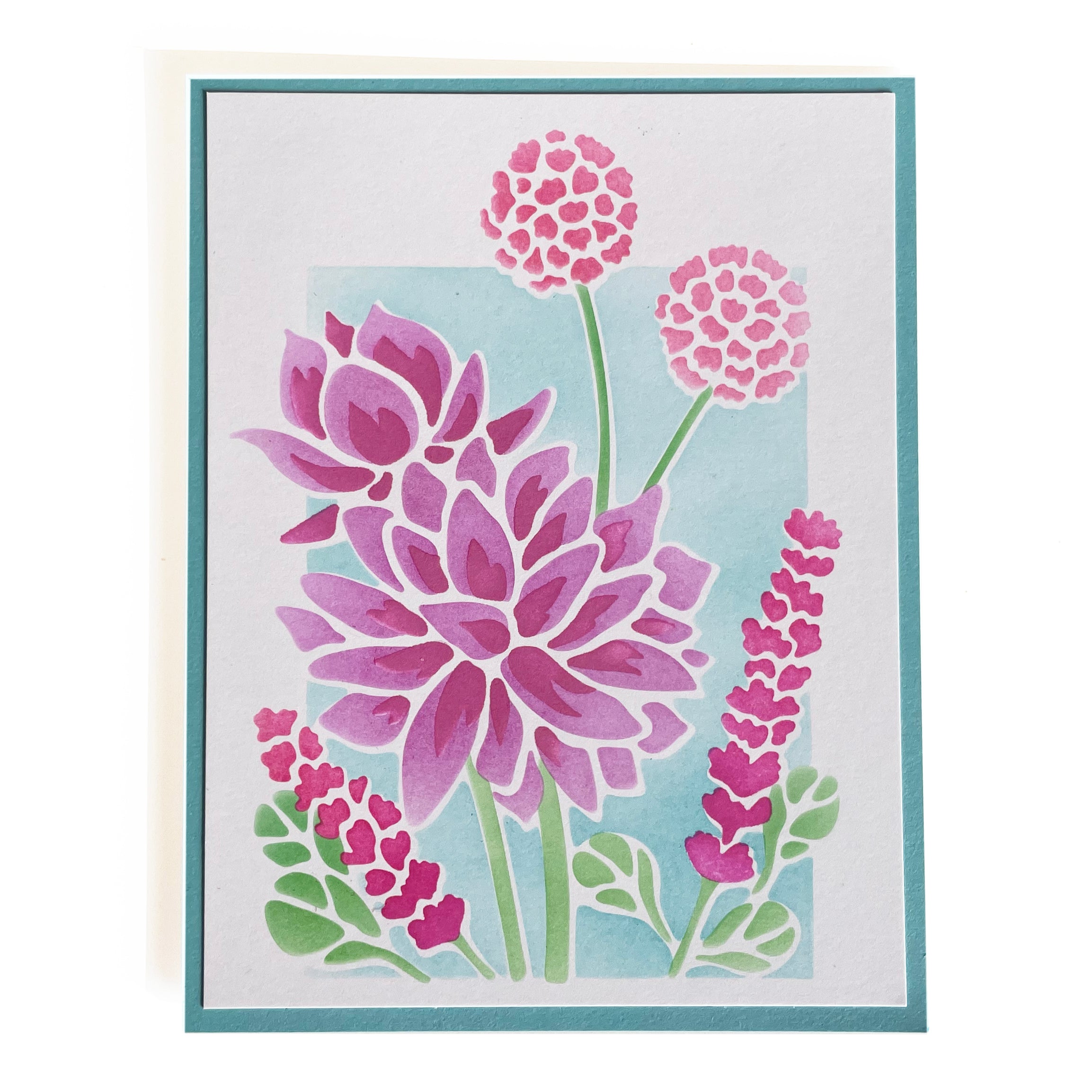 The Crafters Workshop TCW6065 Lotus Bouquet sjablong A2 lagdelt
