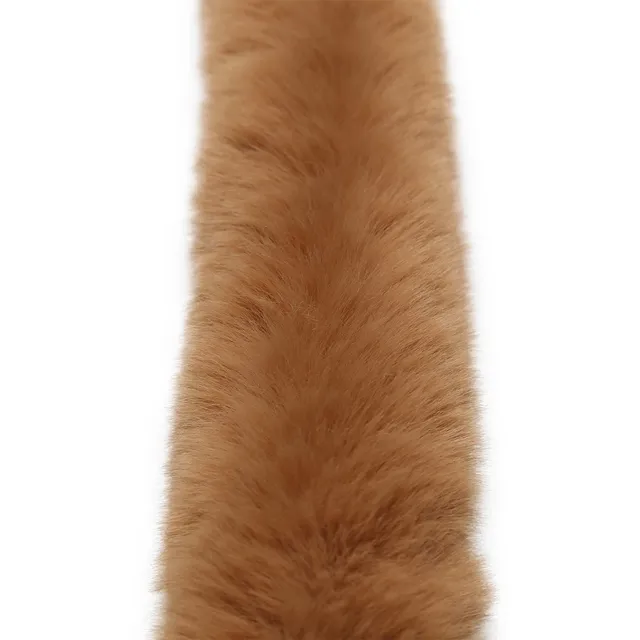 Go Handmade Fux Fur fuskepels rød 70x2 cm