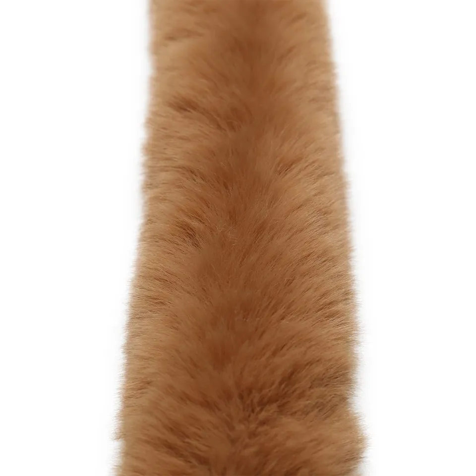 Go Handmade Fux fur kunstpels rød 70x2 cm