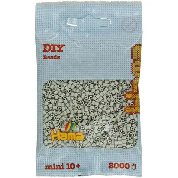 Hama Mini perler cloudy grå 2000 stk 2,5 mm