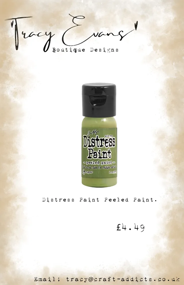 Tracy Evans DI127 Peeled Paint distress paint grønn