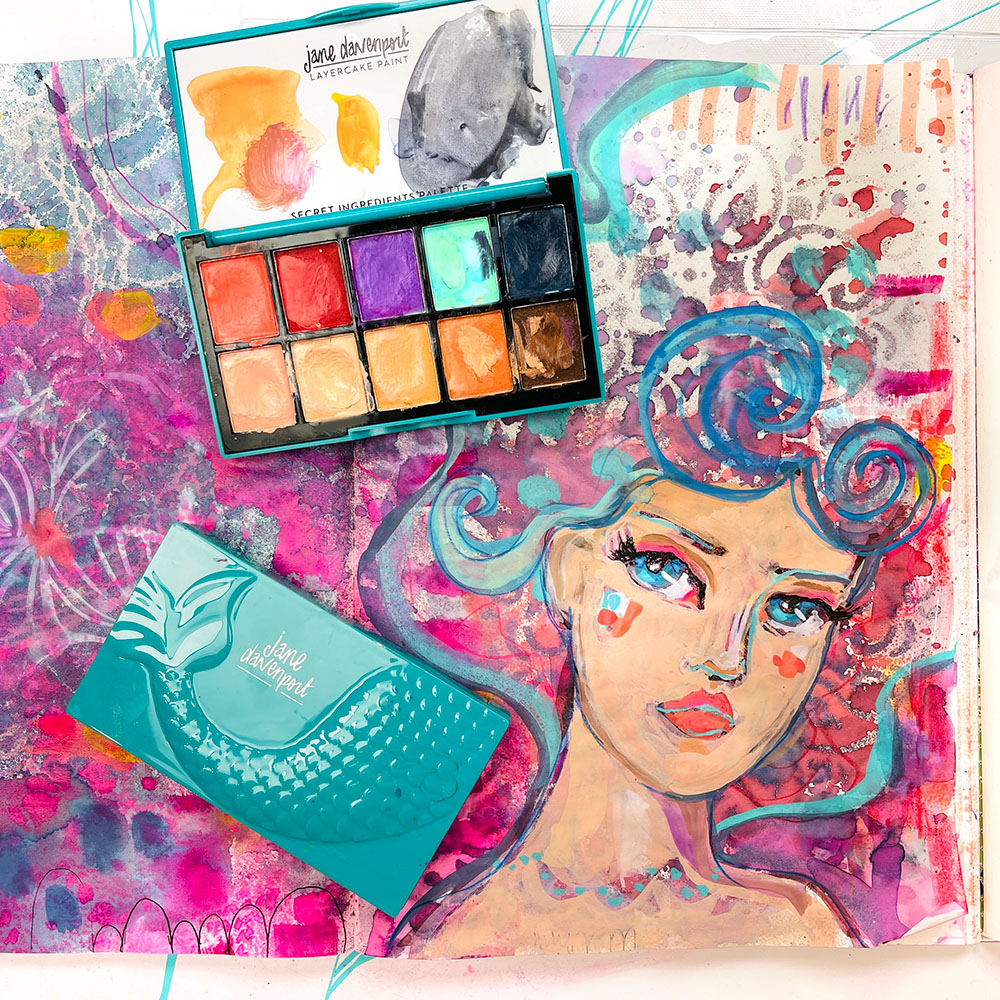 Jane Davenport LayerCake Secret Ingredients akvarellpalette mini