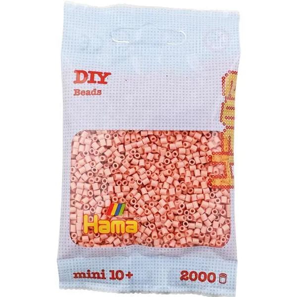 Hama Mini matt rose perler 2000 matte