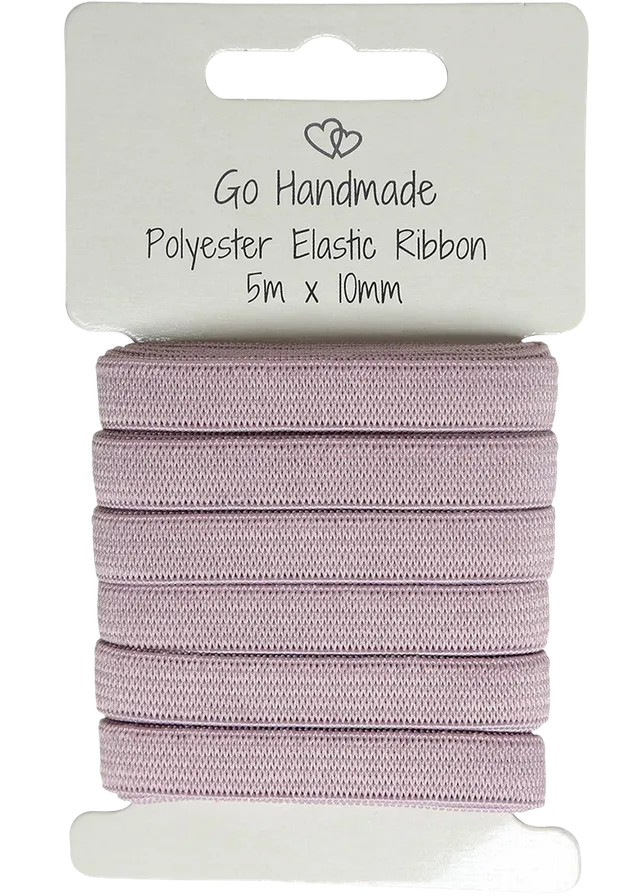 Go Handmade Elastic Ribbon 10 mm strikk 5 m