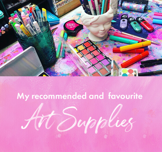 Jane Davenport Supplies Me kunstsett til tegning og journaling