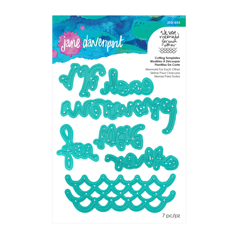 Jane Davenport Mermaid for Each Other kutte-dies papir