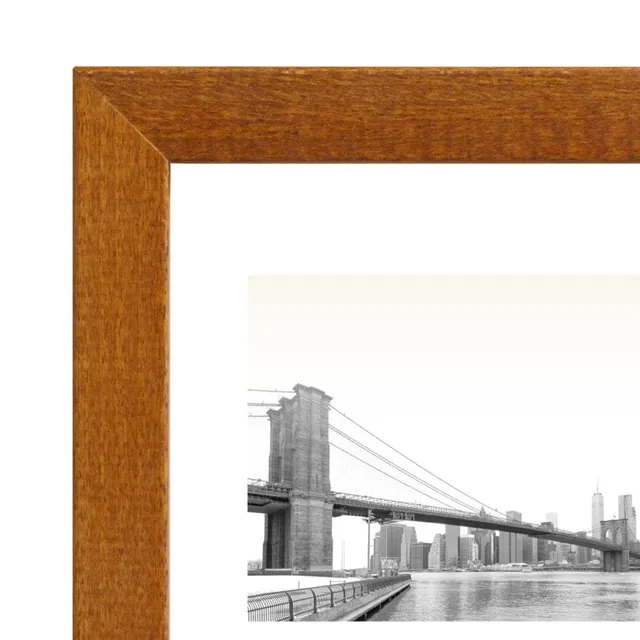 KEM brun treramme med glass FSC-sertifisert