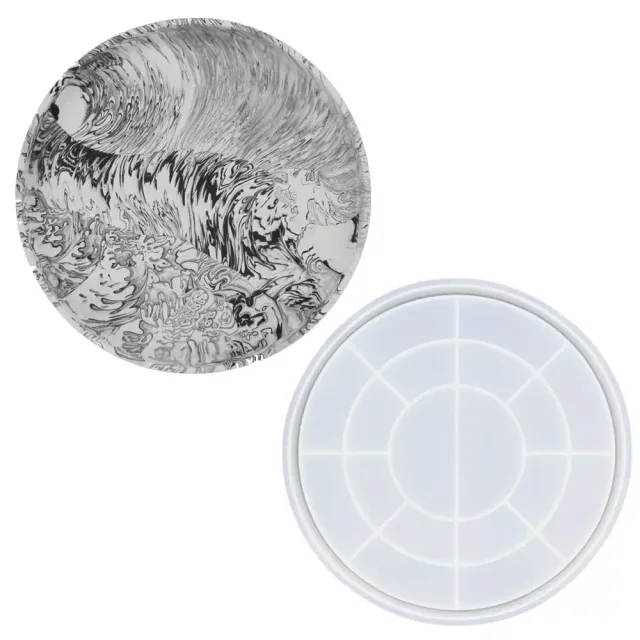 Jesmonite silikonform rund skål M Ø26,5 cm