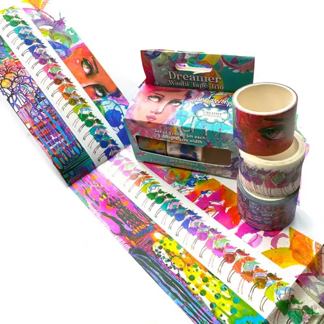 Jane Davenport Dreamer washi trio tape 3 ruller