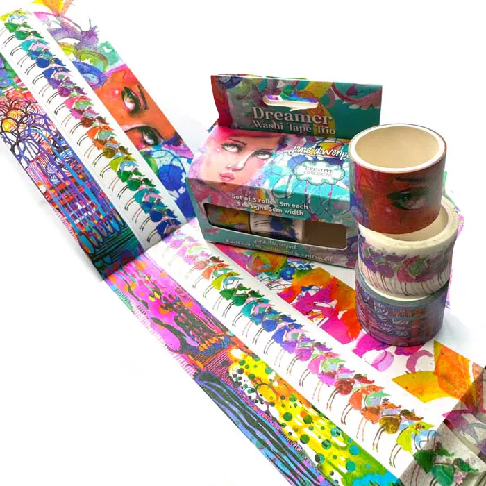 Jane Davenport Dreamer washi trio tape 3 ruller