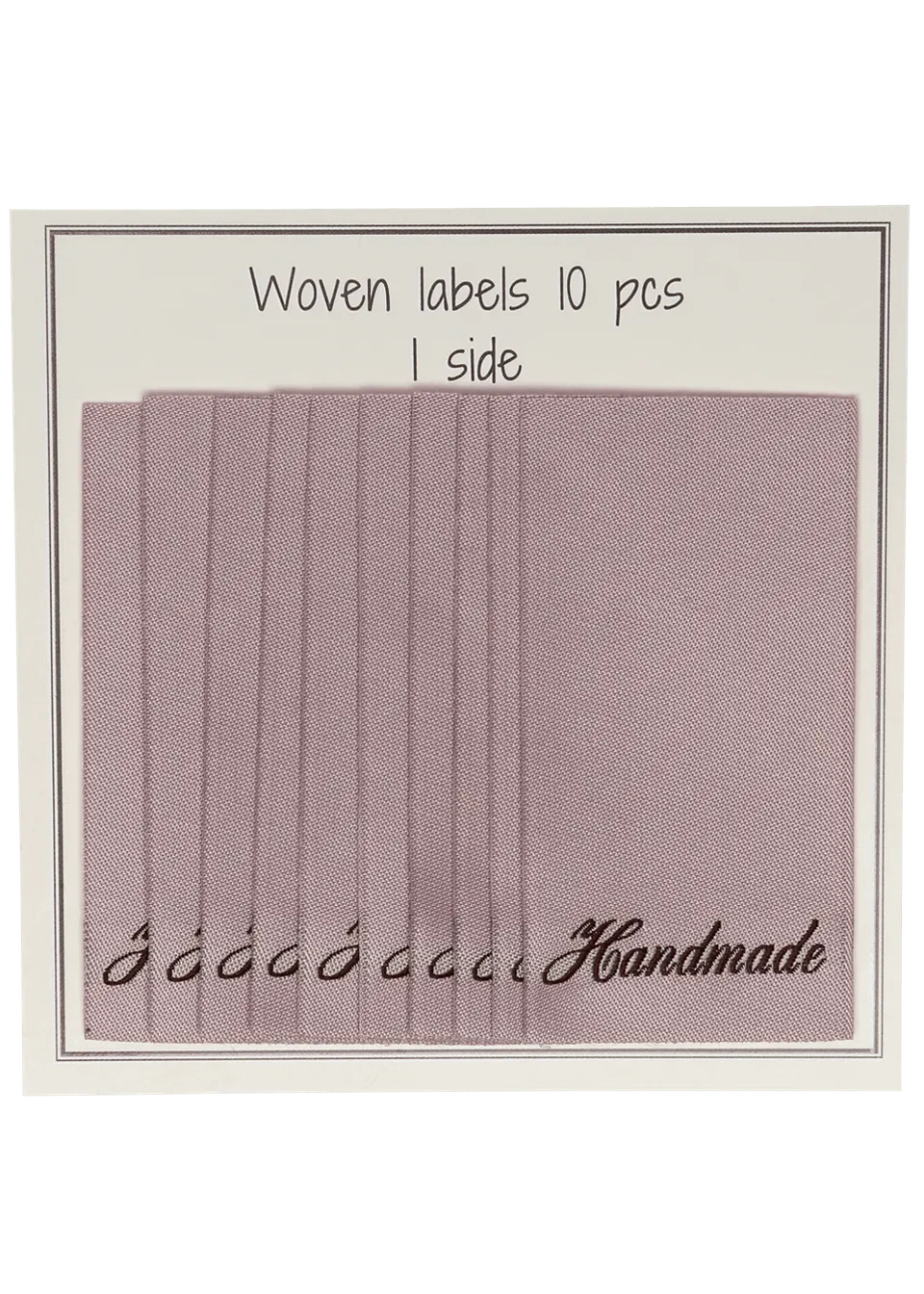 Go Handmade handmade vevde merkelapper nude 10 stk