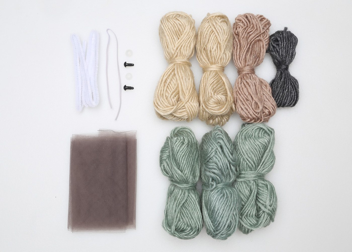 Go Handmade Astrid strikkesett vintage garn