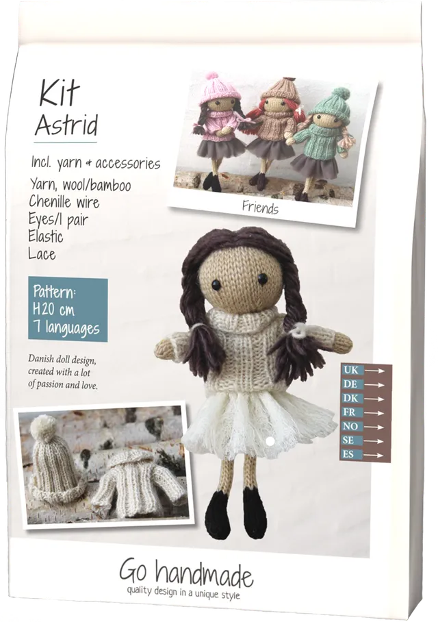 Go Handmade Astrid strikkekit Vintage
