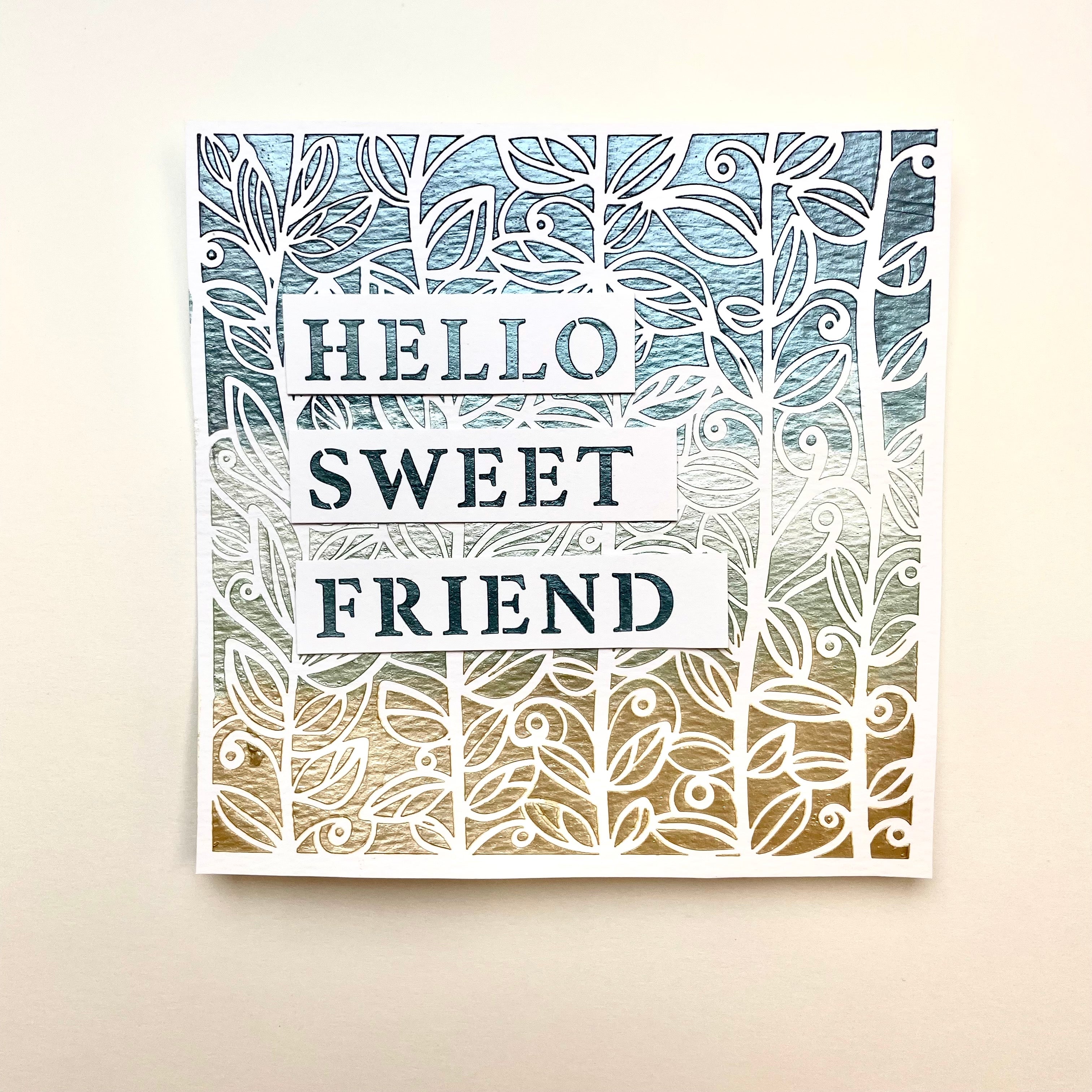 The Crafters Workshop Stencil Butter pasta 2oz Dune shimmer
