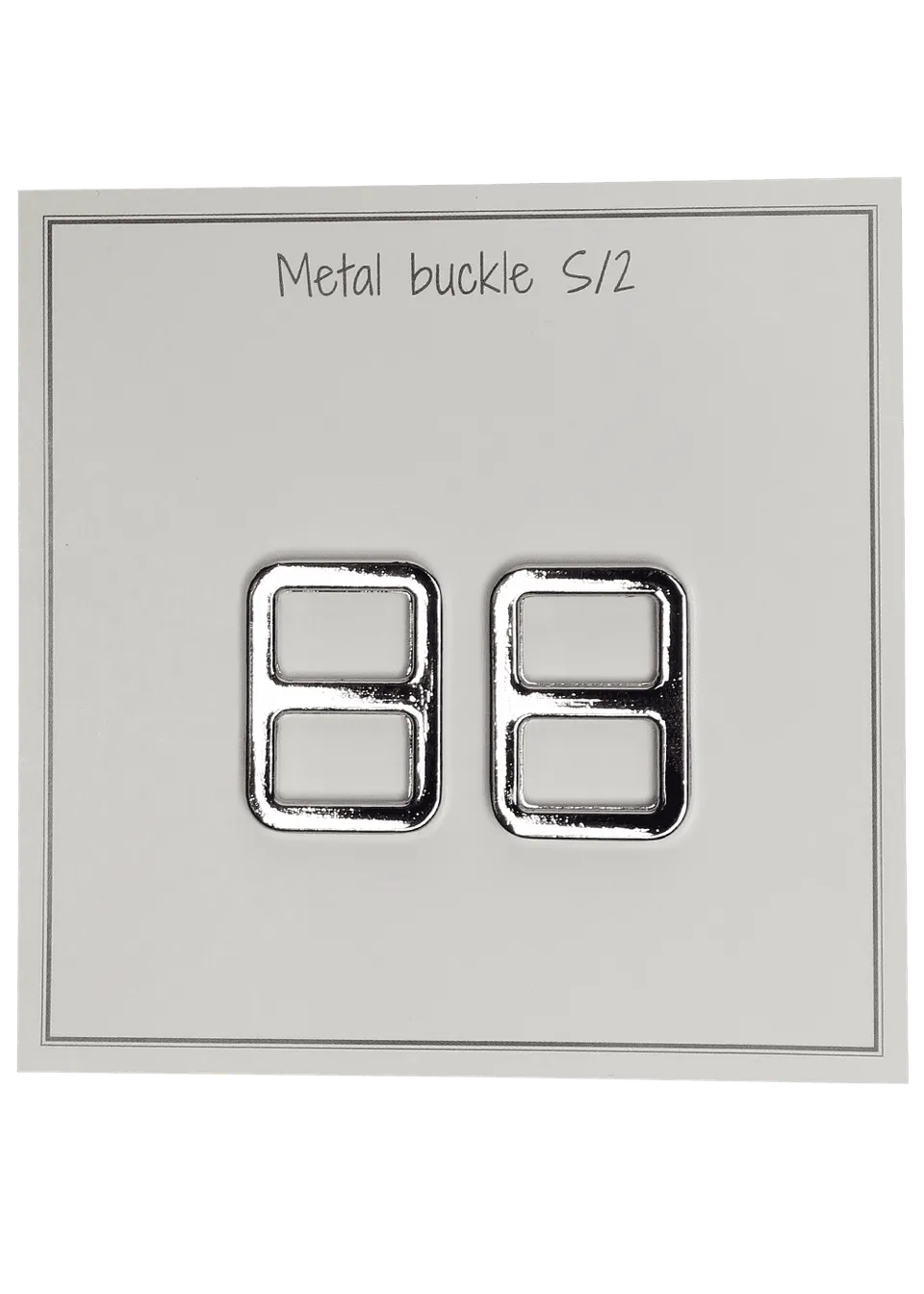 Go Handmade metallspenne 25x19 mm 2 stk sølv