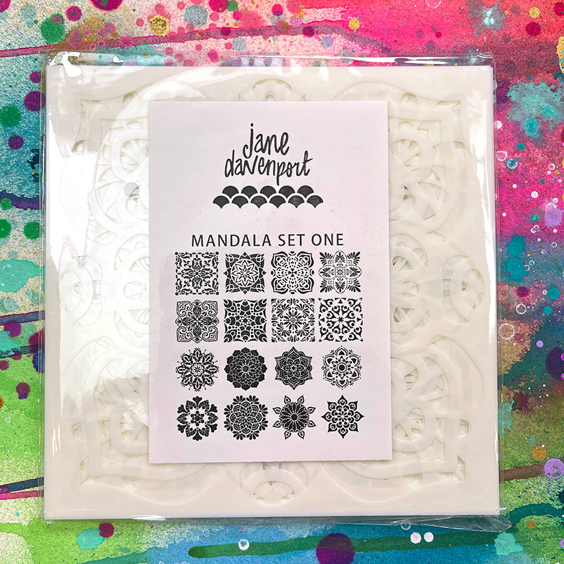 Jane Davenport Mandala Mega Value sjablongsett mandala