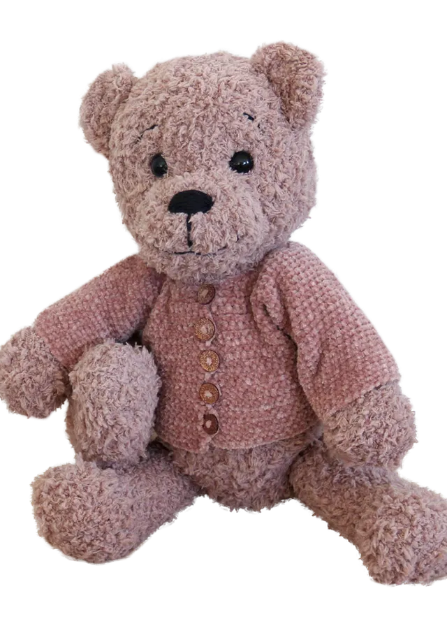 Go Handmade Teddybären hekleoppskrift bamse 40 cm