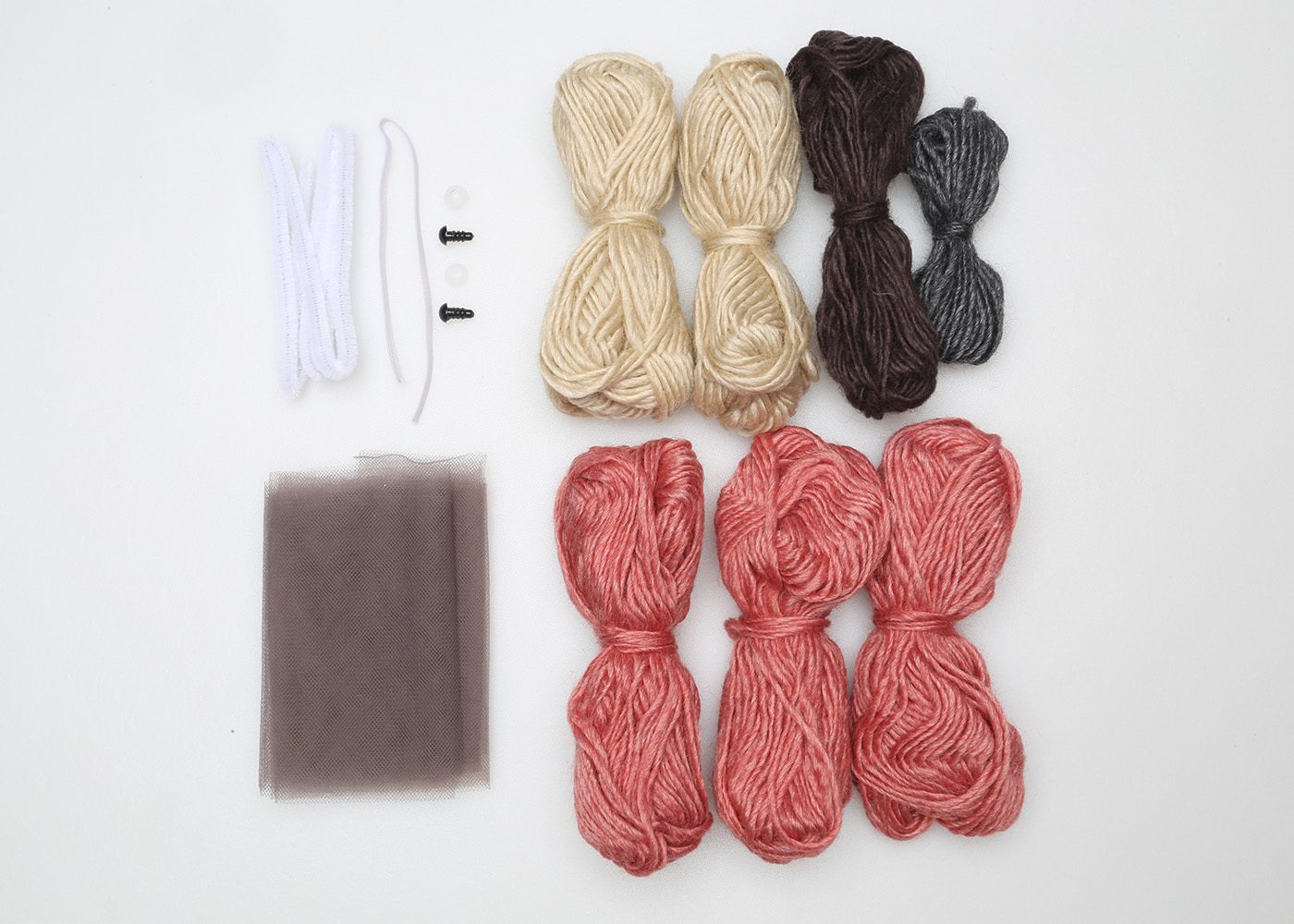 Go Handmade Astrid strikkesett med garn og tilbehør