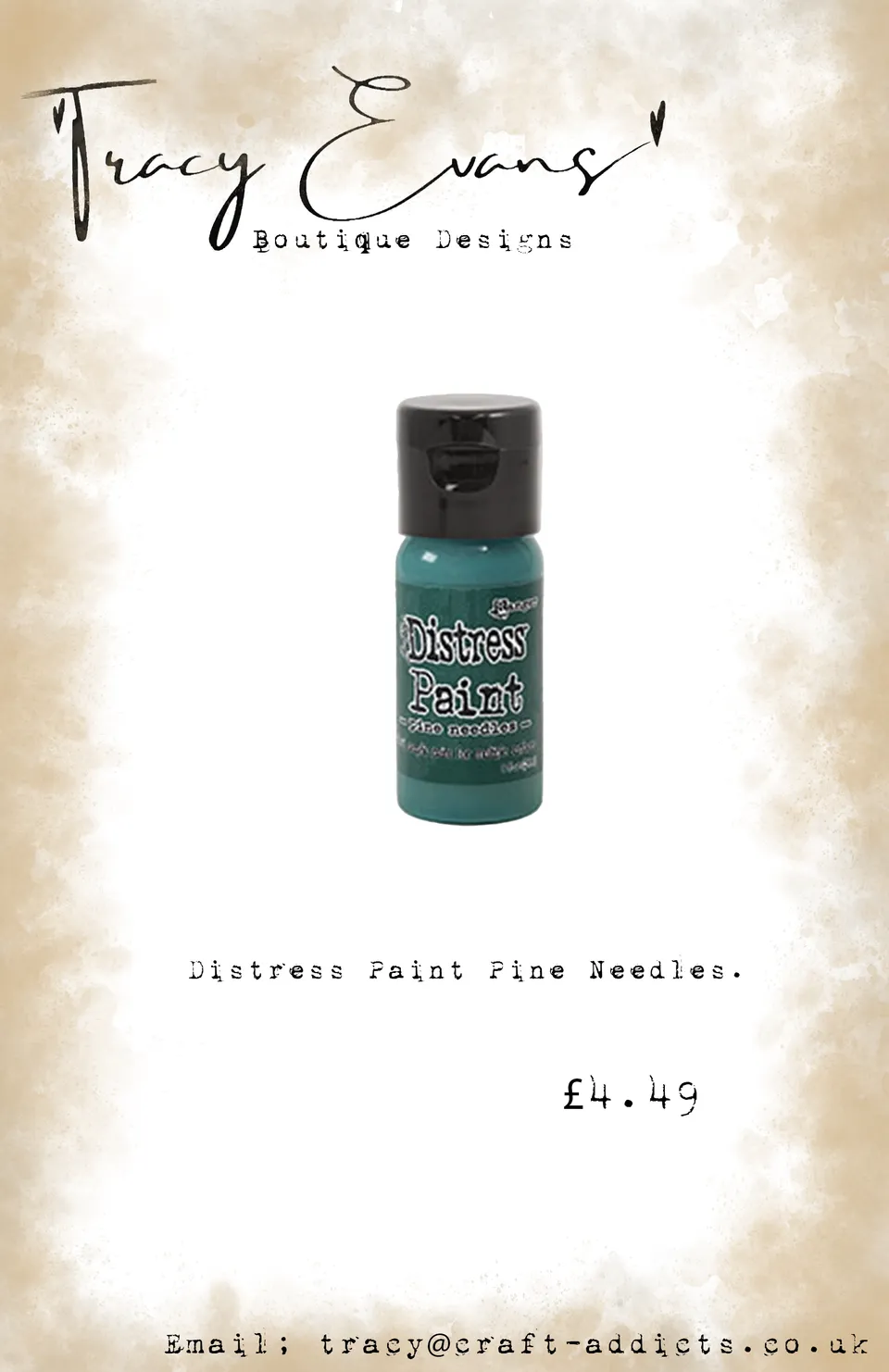 Tracy Evans Design Distress Paint DI118 akrylmaling Pine Needles