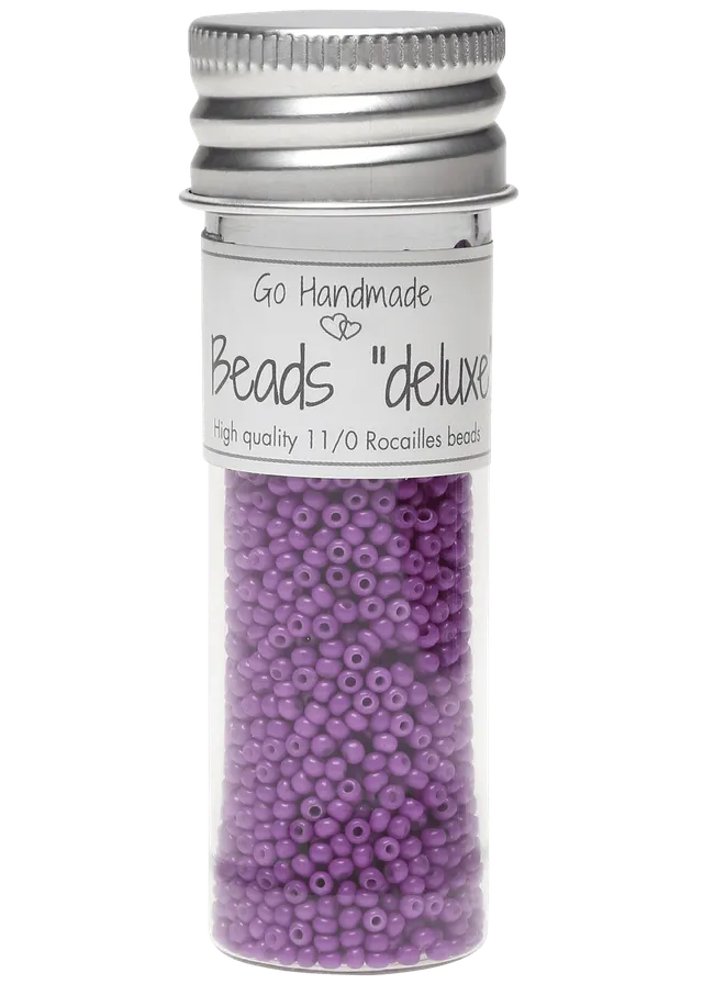 Go Handmade glassperler lilla 2,2 mm 30 g