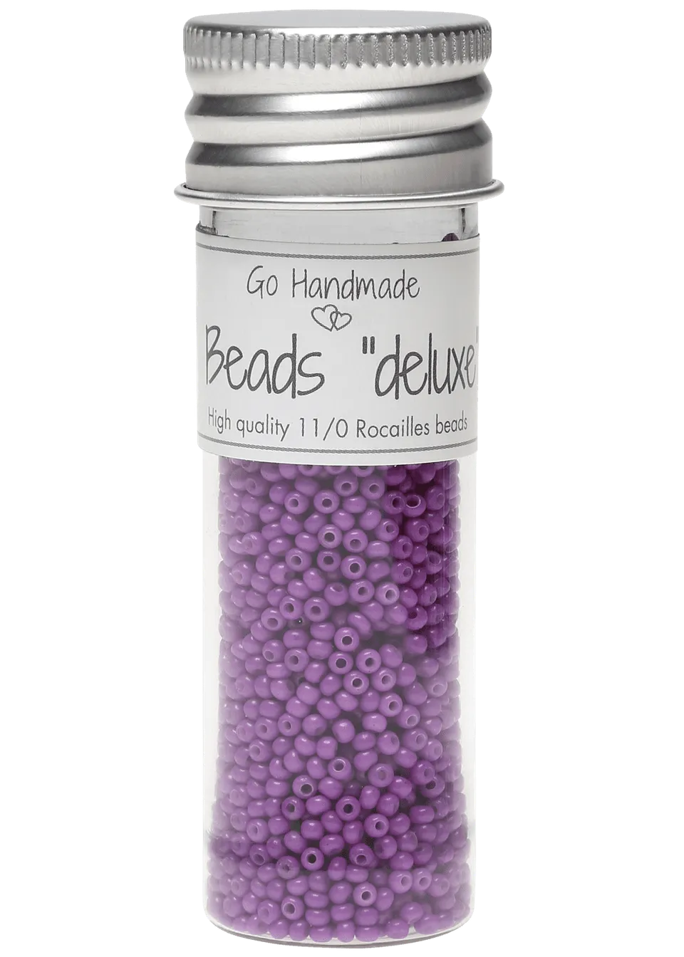Go Handmade Glass Beads glassperler lilla 30 g