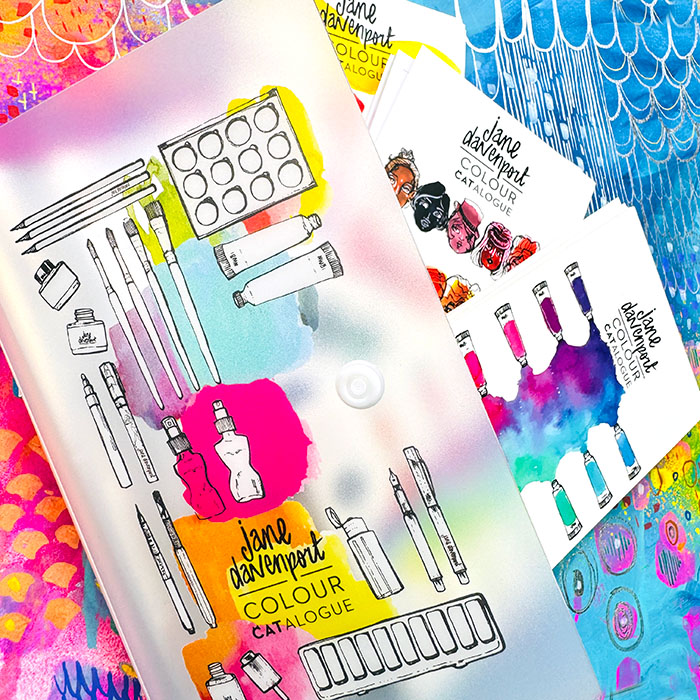 Jane Davenport INKcyclopedia Colour Catalogue prøvehefte 2-pakning