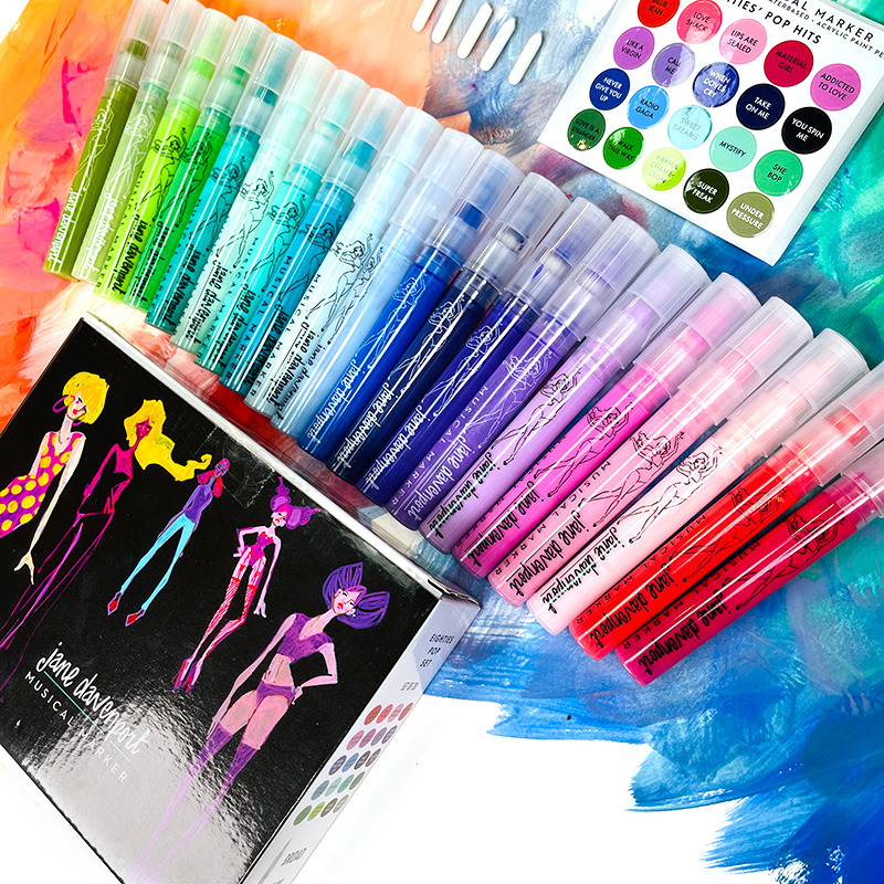 Jane Davenport Musical Markers 80s Pop Hits tusjpenner